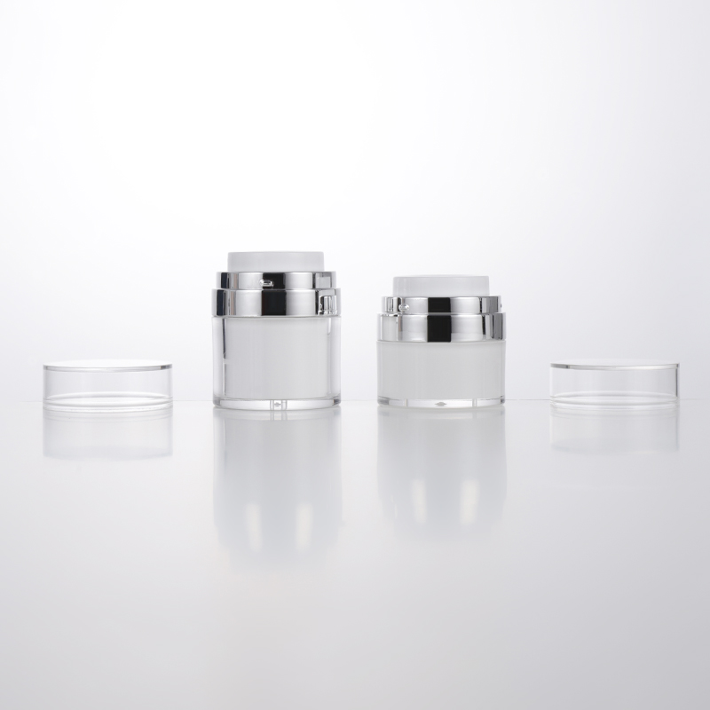 SJG310 15g 30g 50g Double Wall Refillable Airless Cosmetic Cream Jars