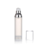SG-614 20ml 30ml 40ml 50ml White PP Travel Airless Bottle With Transparent Cover Wholesales Cosmetic Packaging