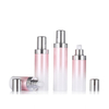SG615 50ml 80ml 100ml 120ml Luxury Spiral Lid Skincare Pink White Gradient Bottle Cosmetics Airless Bottles