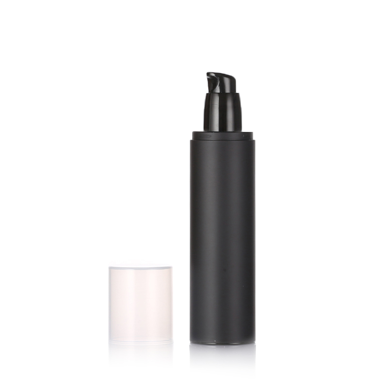 SG607 50ml 80ml 100ml 120ml PP Black Frosted Spray Pumps Airless Bottle for Men Skincare